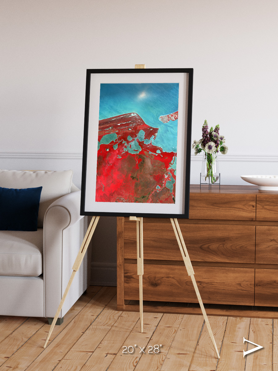 Remote Shores, Campeche Framed & Mounted Print