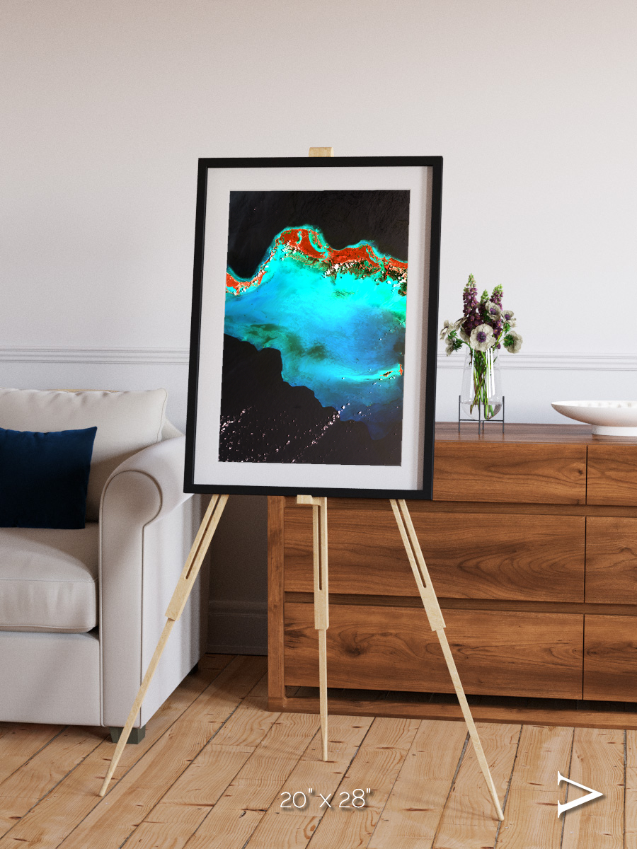 Arctic Outpost, Caribbean Luxury Framed & Mounted Print