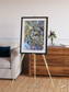 Lava Lines, Chilean Volcanoes Framed & Mounted Print