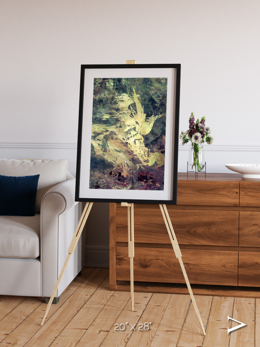 Windwritten Dunes, Great Sandy Scars Framed & Mounted Print