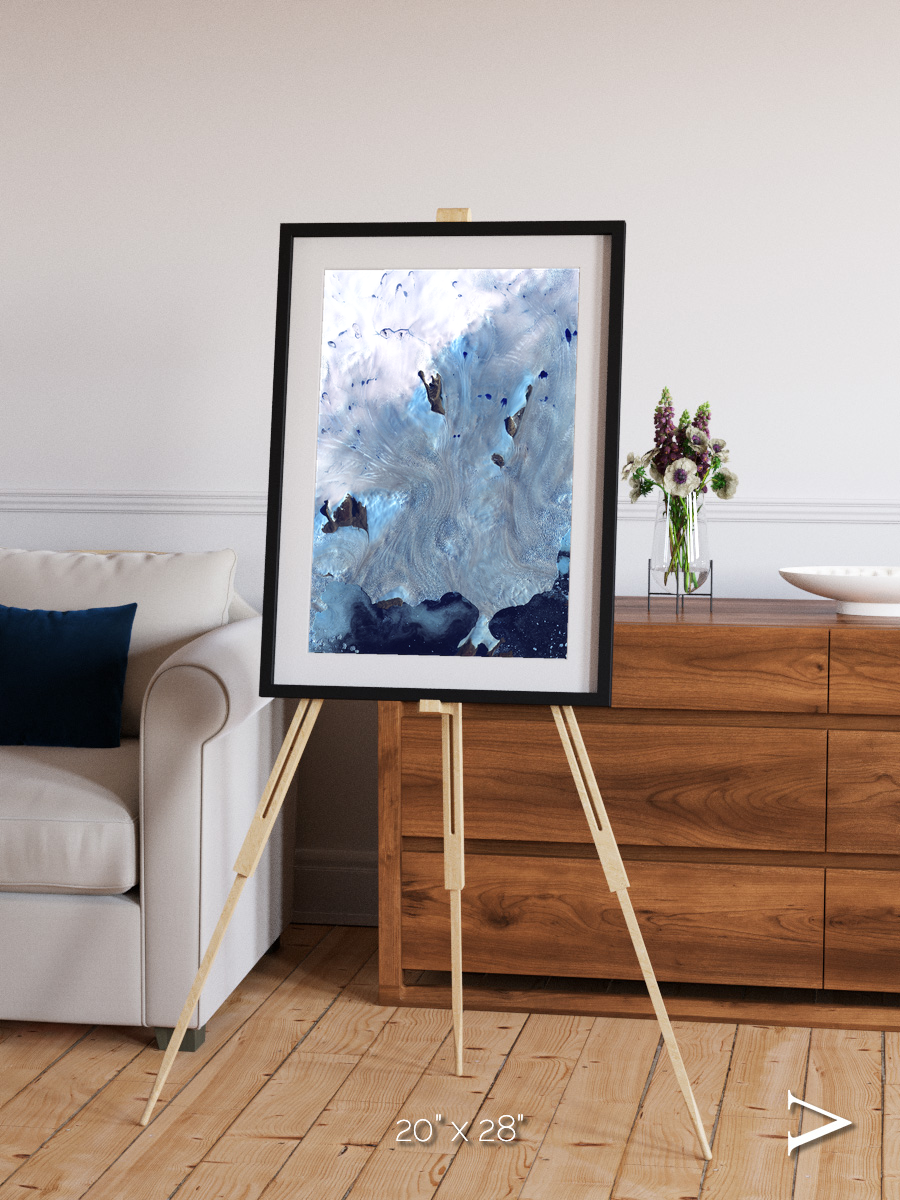 Waterways, Greenland Coast Framed & Mounted Print