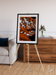 Striped Coast, Eyjafjörður Framed & Mounted Print