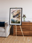 Lava Lines, Impact Framed & Mounted Print