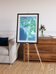 Arid Mosaic, Mississippi River Delta Framed & Mounted Print