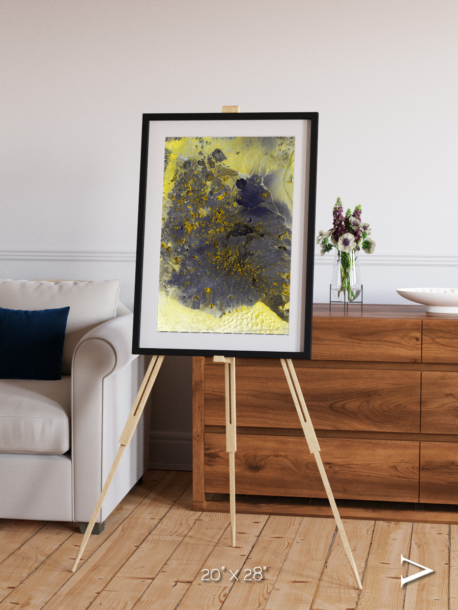 Dormant Giants, Pinacate Volcano Field Framed & Mounted Print