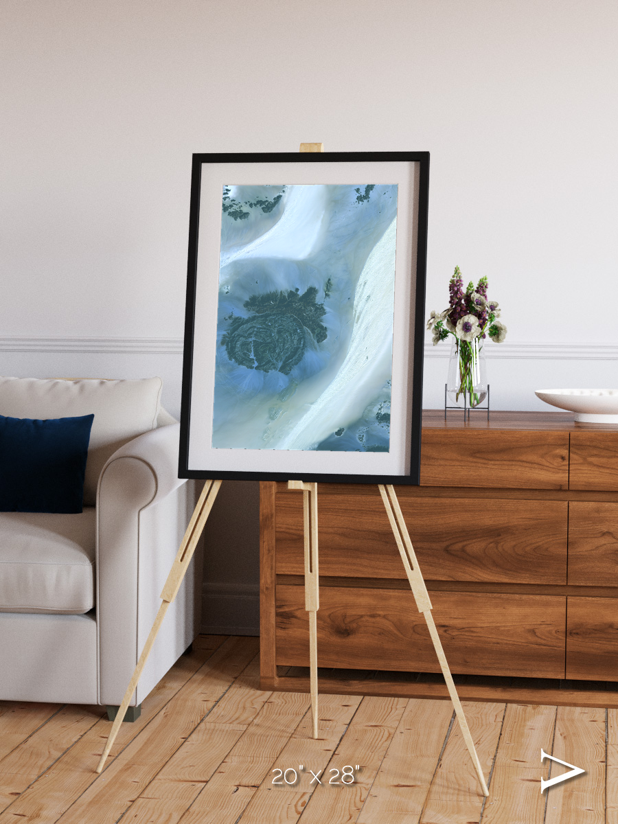 Shifting Dunes, Sahara Desert Framed & Mounted Print