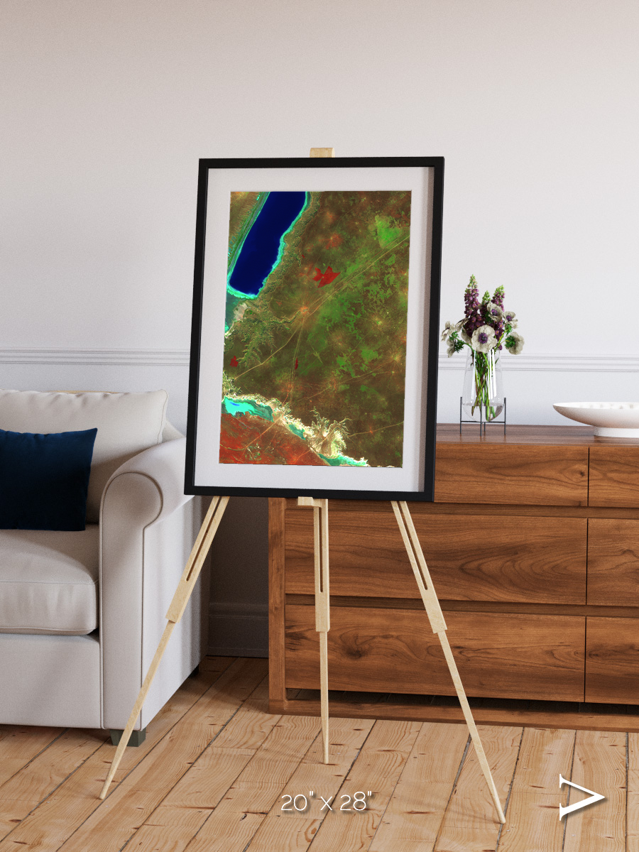 Ghost Waters, Sor Kaydak Framed & Mounted Print