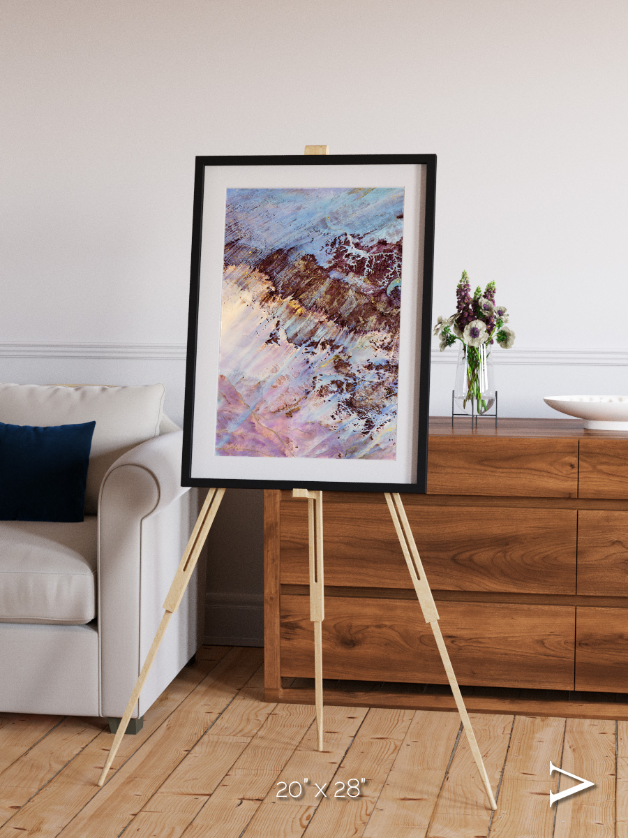 Storm and Stillness, Gweni-Fada Framed & Mounted Print