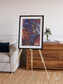 Geologic Tapestry, Asharah Fault Zone Framed & Mounted Print