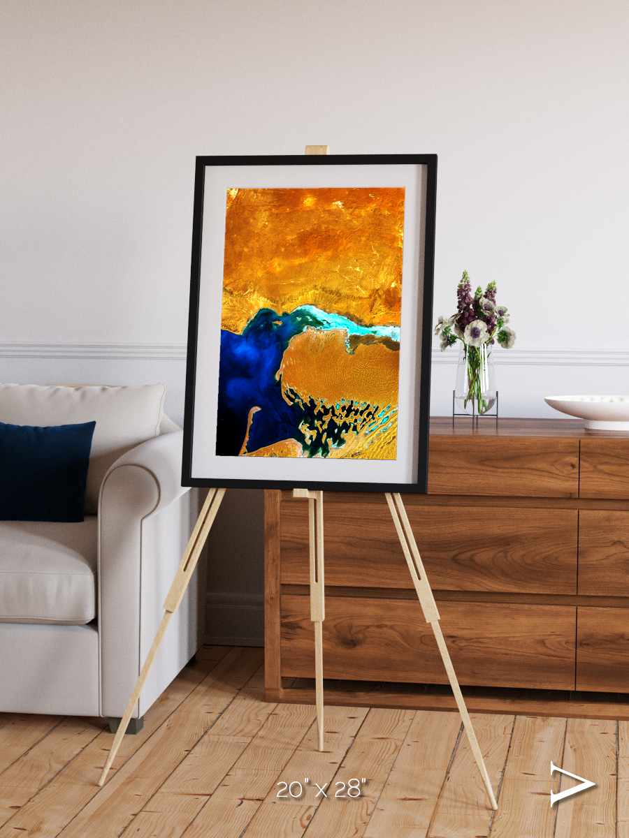 Coastal Phantom, Dardzha Peninsula Framed & Mounted Print