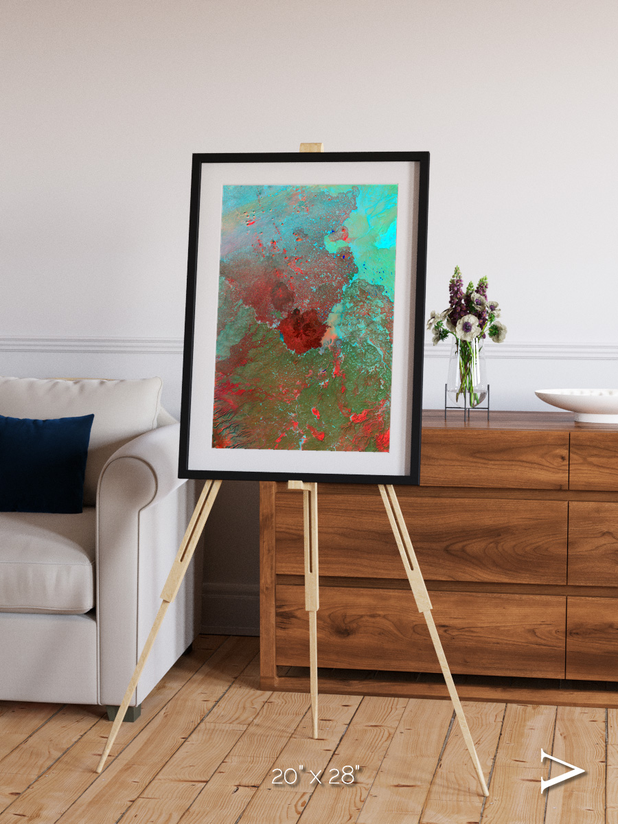 Shifting Dunes, The Syrian Desert Framed & Mounted Print