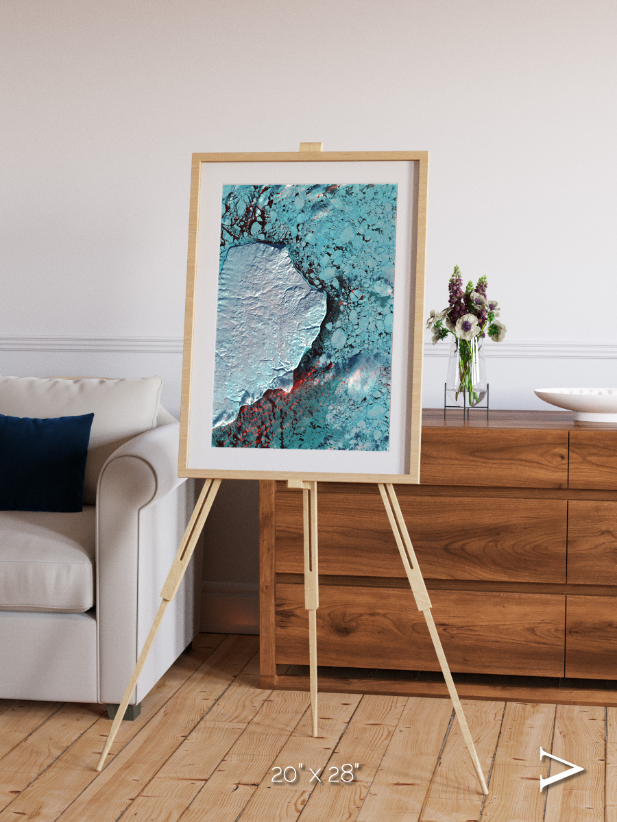 Island Sanctuary, Akpatok Island Framed & Mounted Print