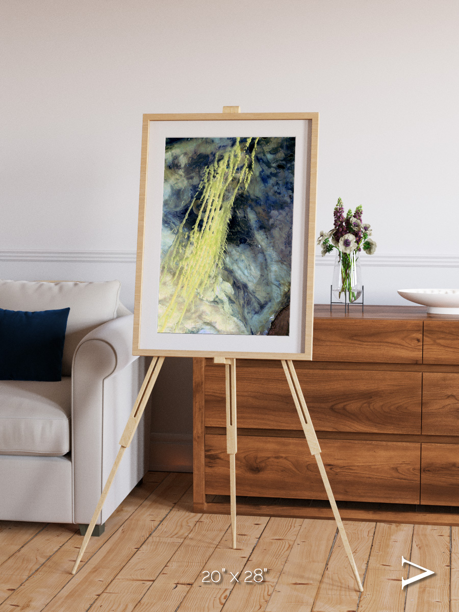 Shifting Sands, Algerian Abstract Framed & Mounted Print