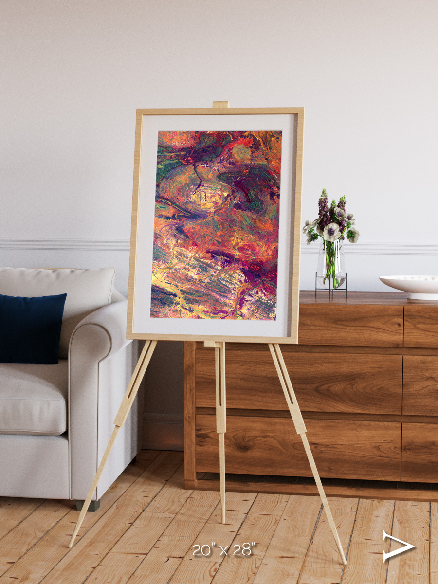 Rock and Ore, Hamersley Framed & Mounted Print