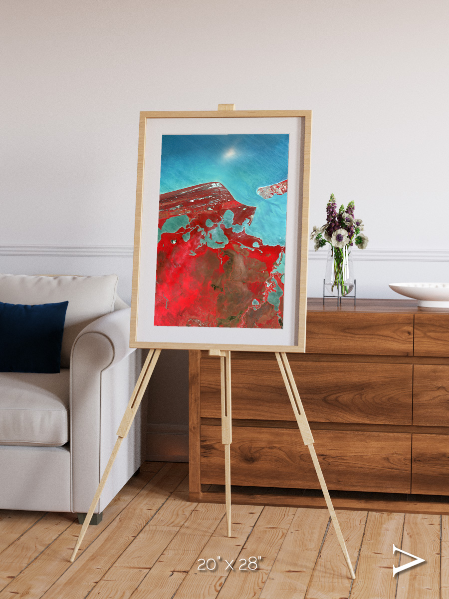 Remote Shores, Campeche Framed & Mounted Print