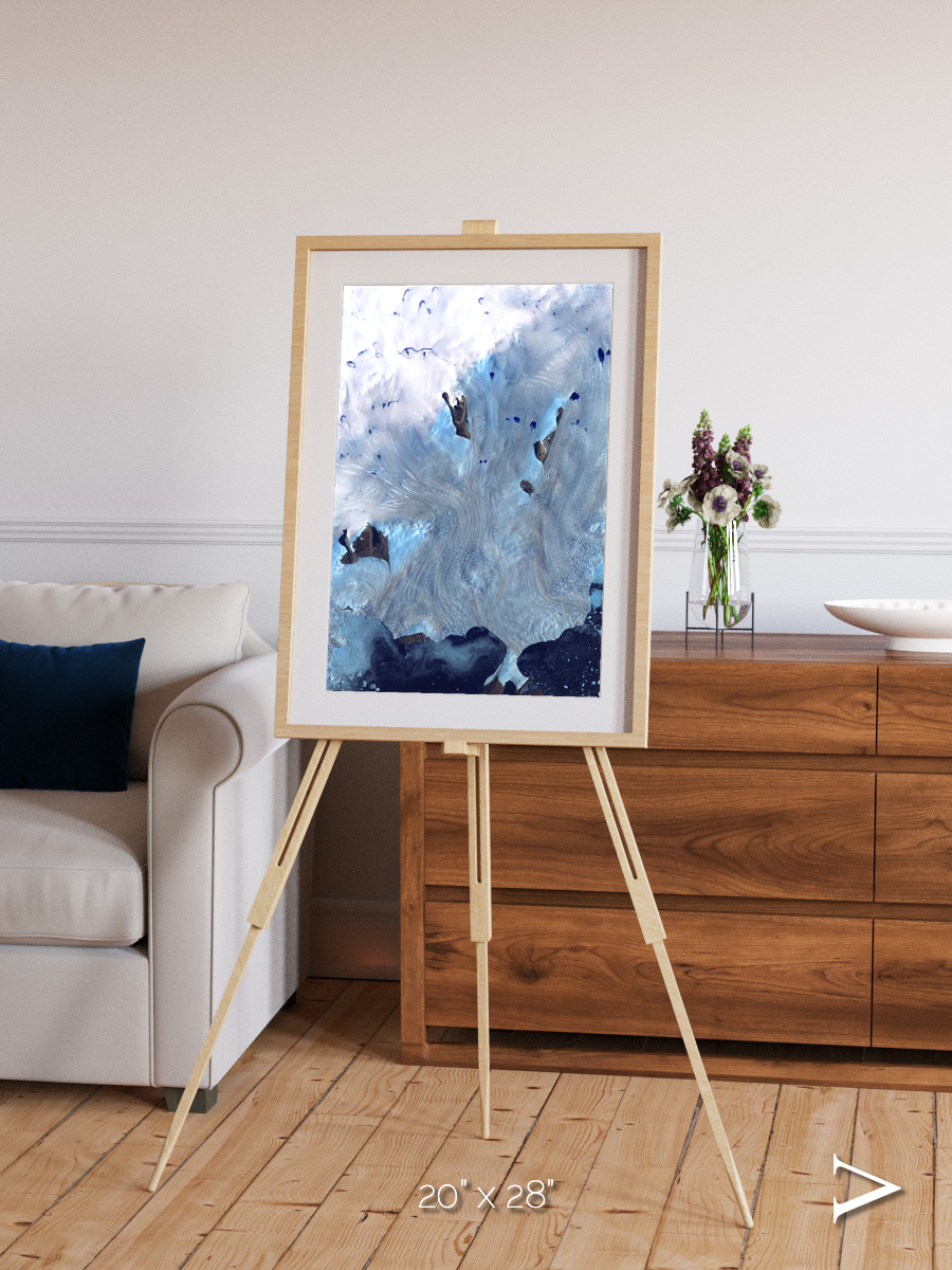 Waterways, Greenland Coast Framed & Mounted Print