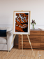 Striped Coast, Eyjafjörður Framed & Mounted Print