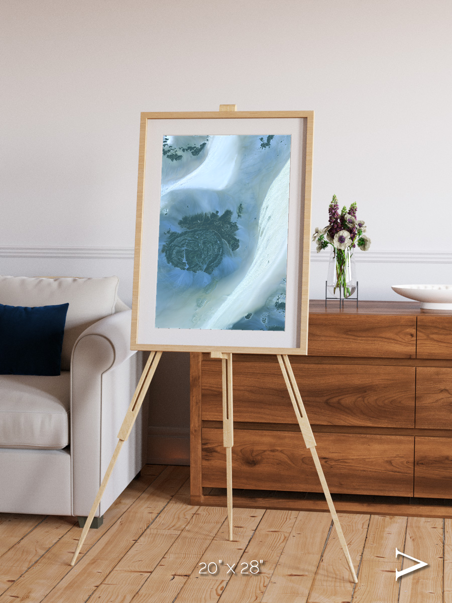 Shifting Dunes, Sahara Desert Framed & Mounted Print