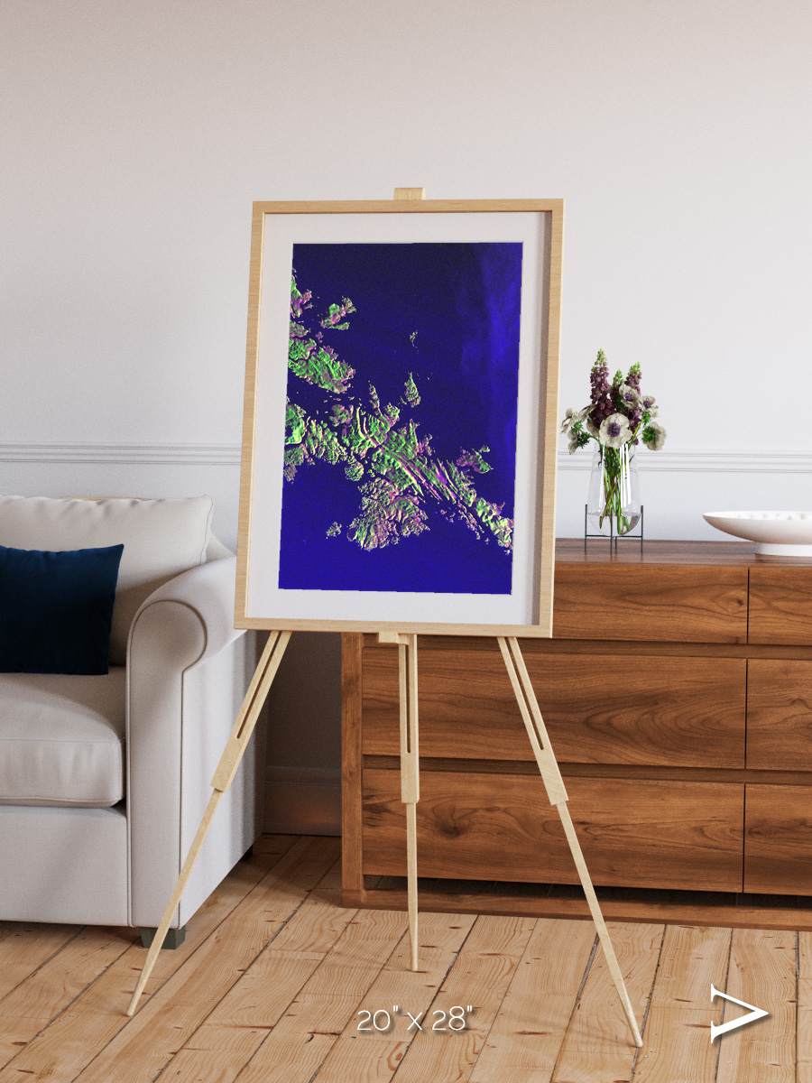 Remote Shores, Shetland Islands Framed & Mounted Print