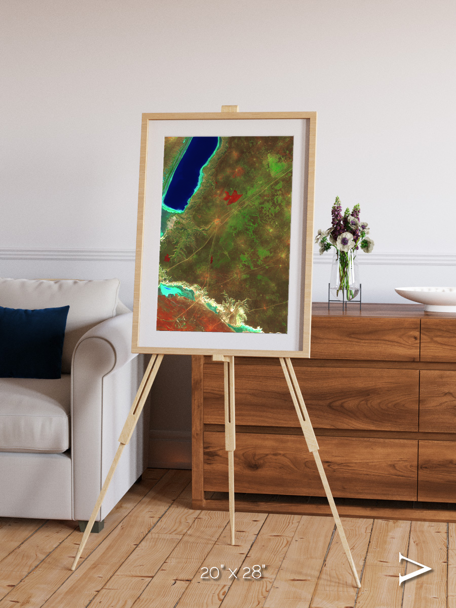 Ghost Waters, Sor Kaydak Framed & Mounted Print