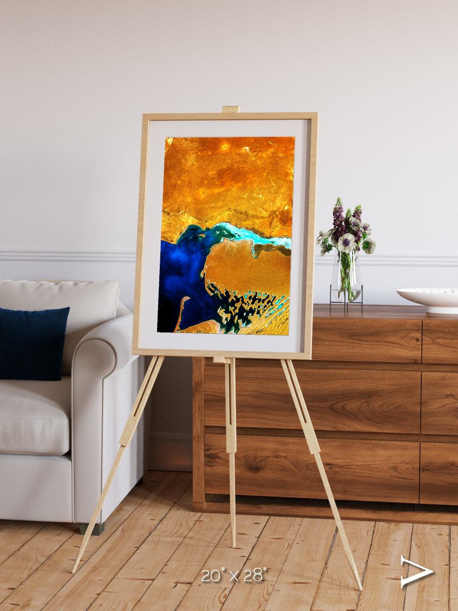 Coastal Phantom, Dardzha Peninsula Framed & Mounted Print