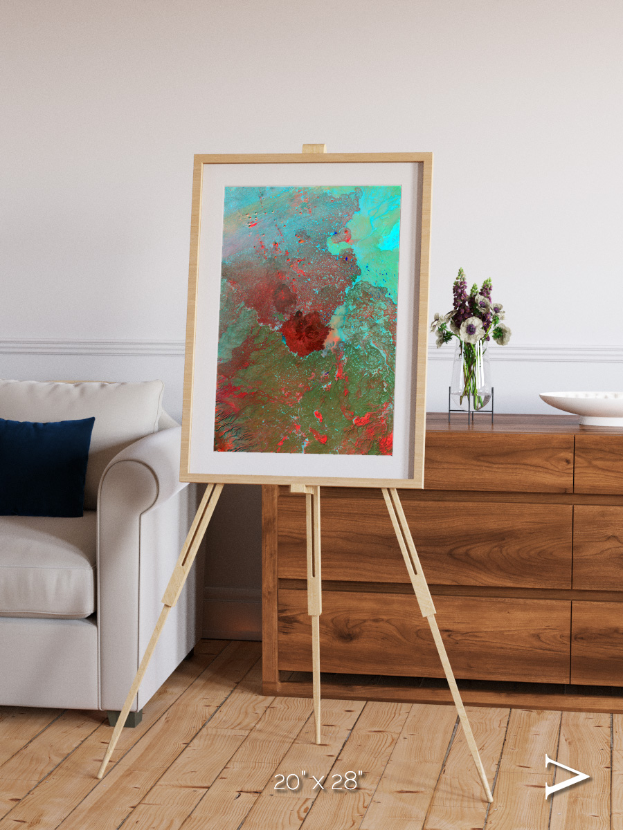 Shifting Dunes, The Syrian Desert Framed & Mounted Print