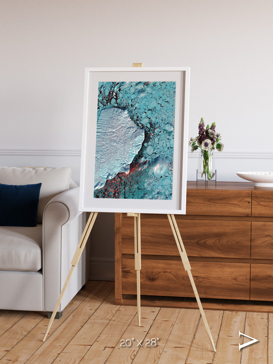 Island Sanctuary, Akpatok Island Framed & Mounted Print