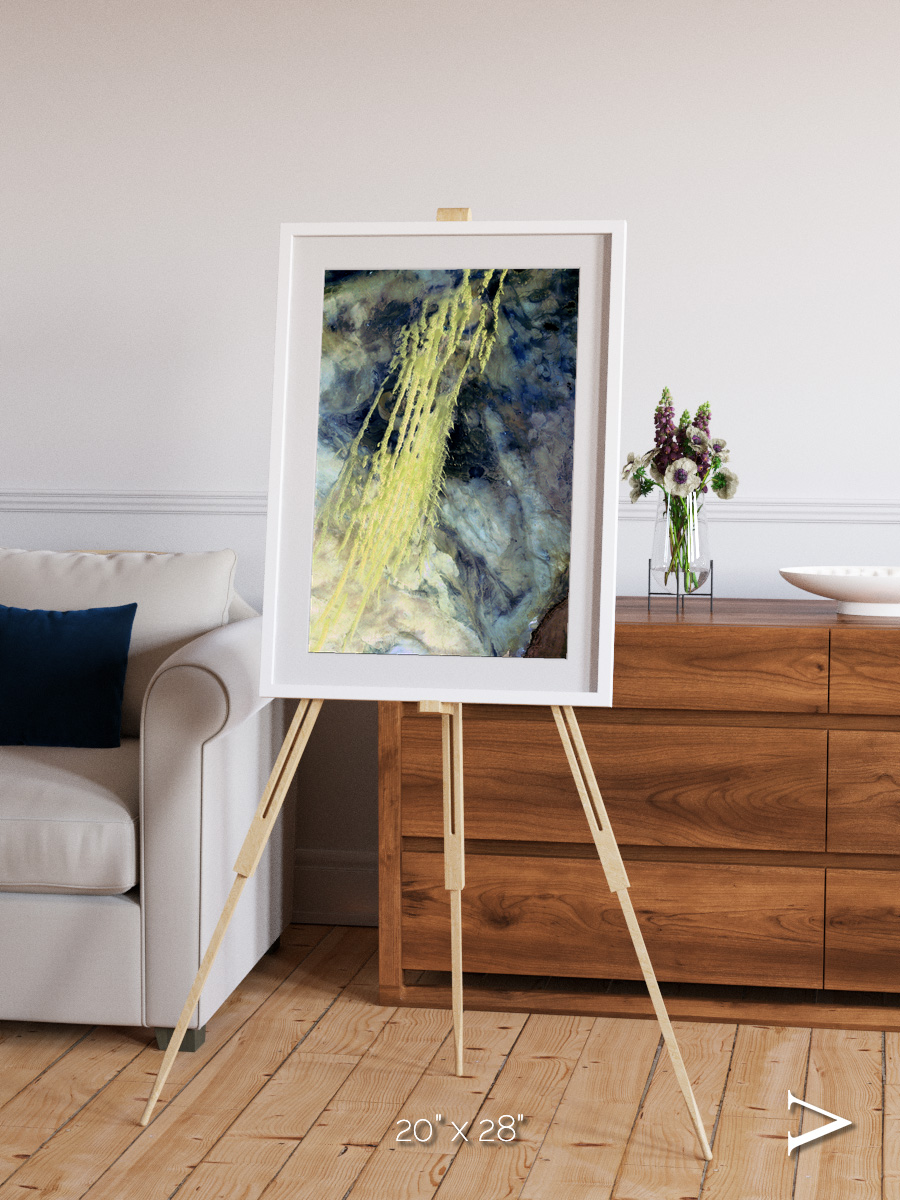 Shifting Sands, Algerian Abstract Framed & Mounted Print
