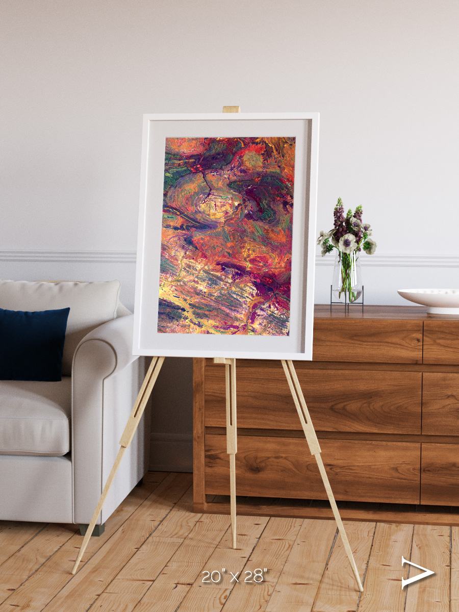 Rock and Ore, Hamersley Framed & Mounted Print