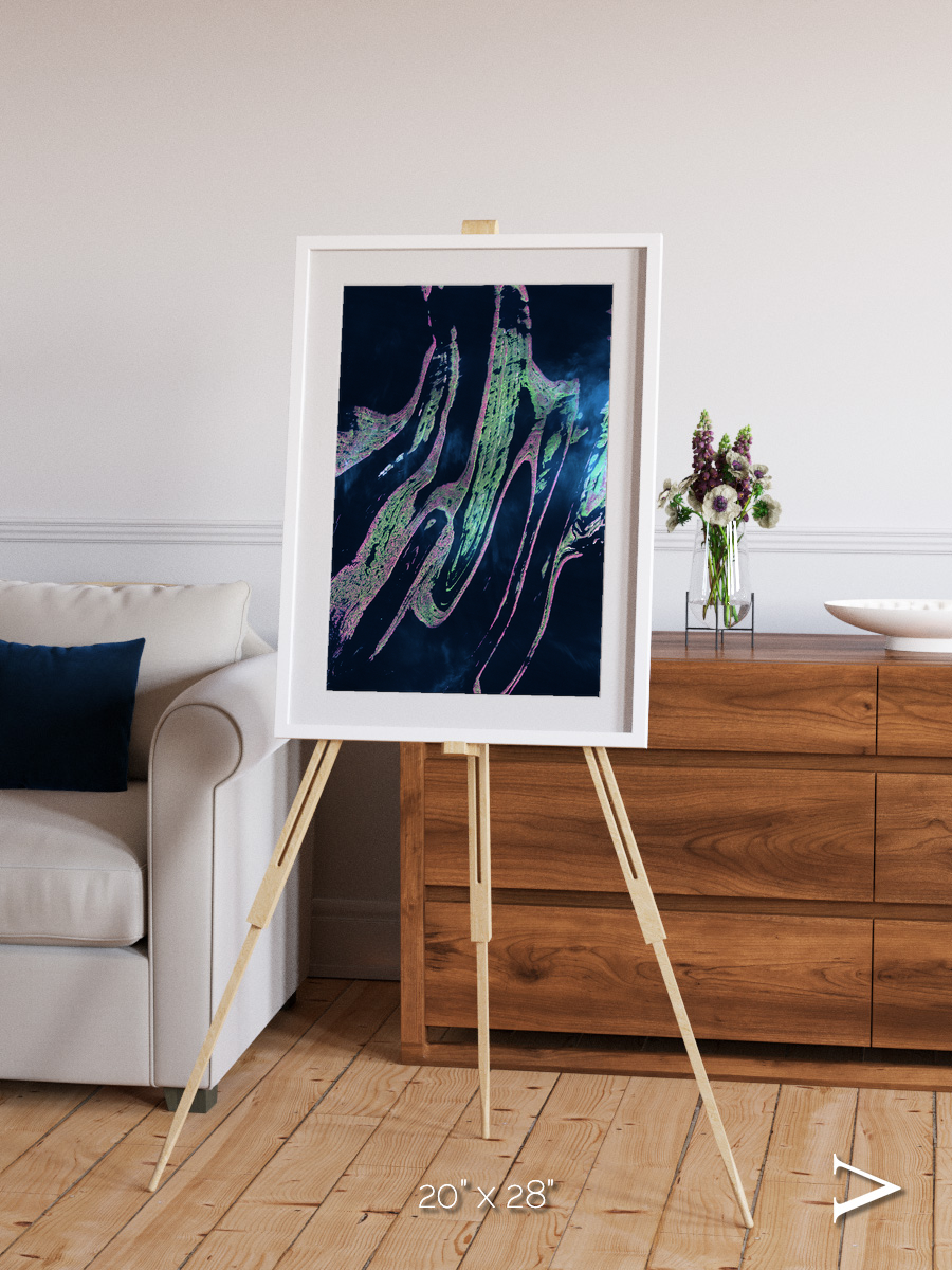 Painted Archipelago, Belcher Islands Framed & Mounted Print