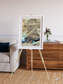 Saline Patterns, Dasht-e Kevir Framed & Mounted Print