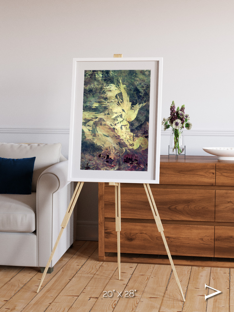 Windwritten Dunes, Great Sandy Scars Framed & Mounted Print