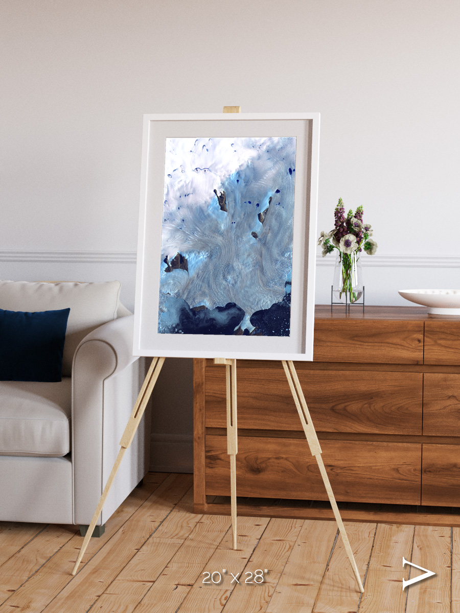 Waterways, Greenland Coast Framed & Mounted Print