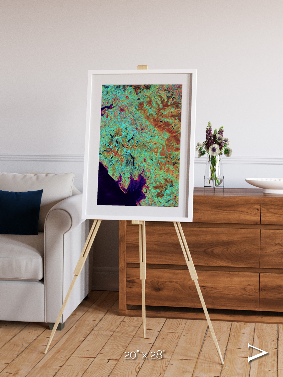 Polar Flow, Lake District Framed & Mounted Print