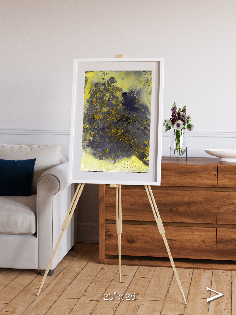 Dormant Giants, Pinacate Volcano Field Framed & Mounted Print