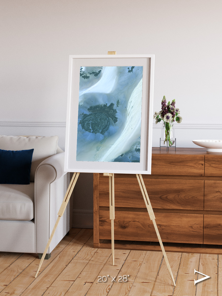 Shifting Dunes, Sahara Desert Framed & Mounted Print