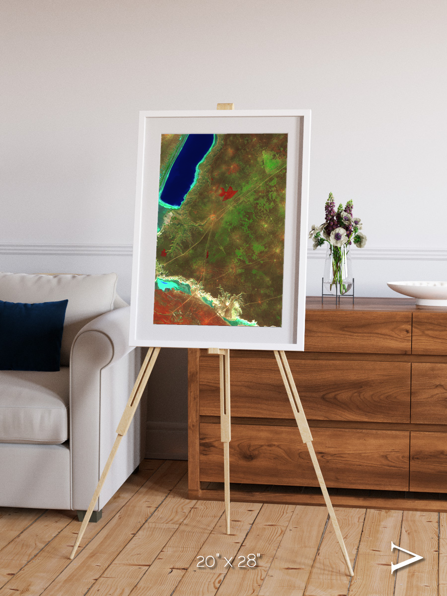 Ghost Waters, Sor Kaydak Framed & Mounted Print