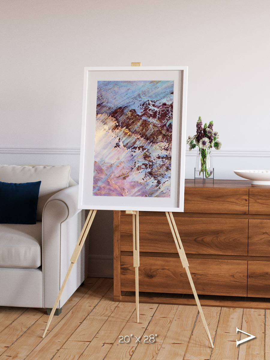 Storm and Stillness, Gweni-Fada Framed & Mounted Print