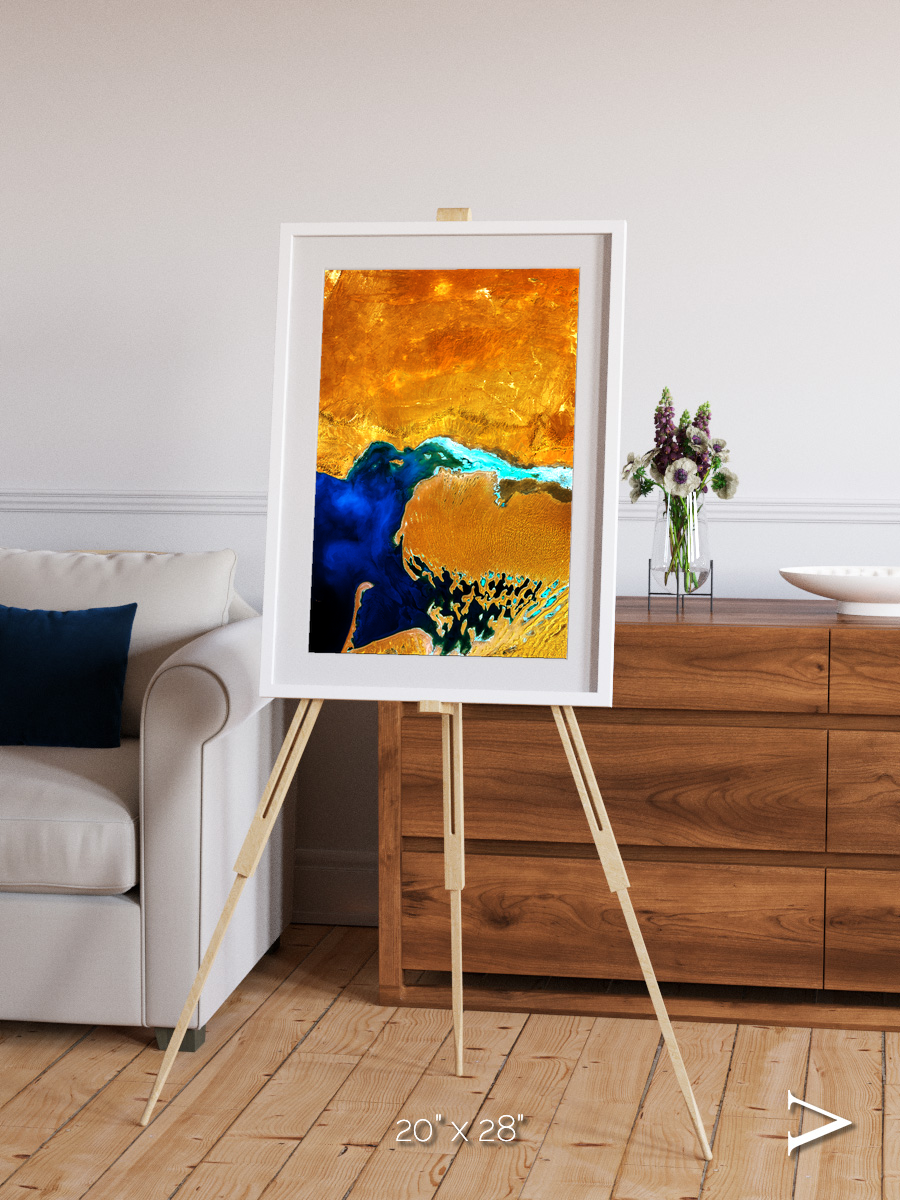 Coastal Phantom, Dardzha Peninsula Framed & Mounted Print