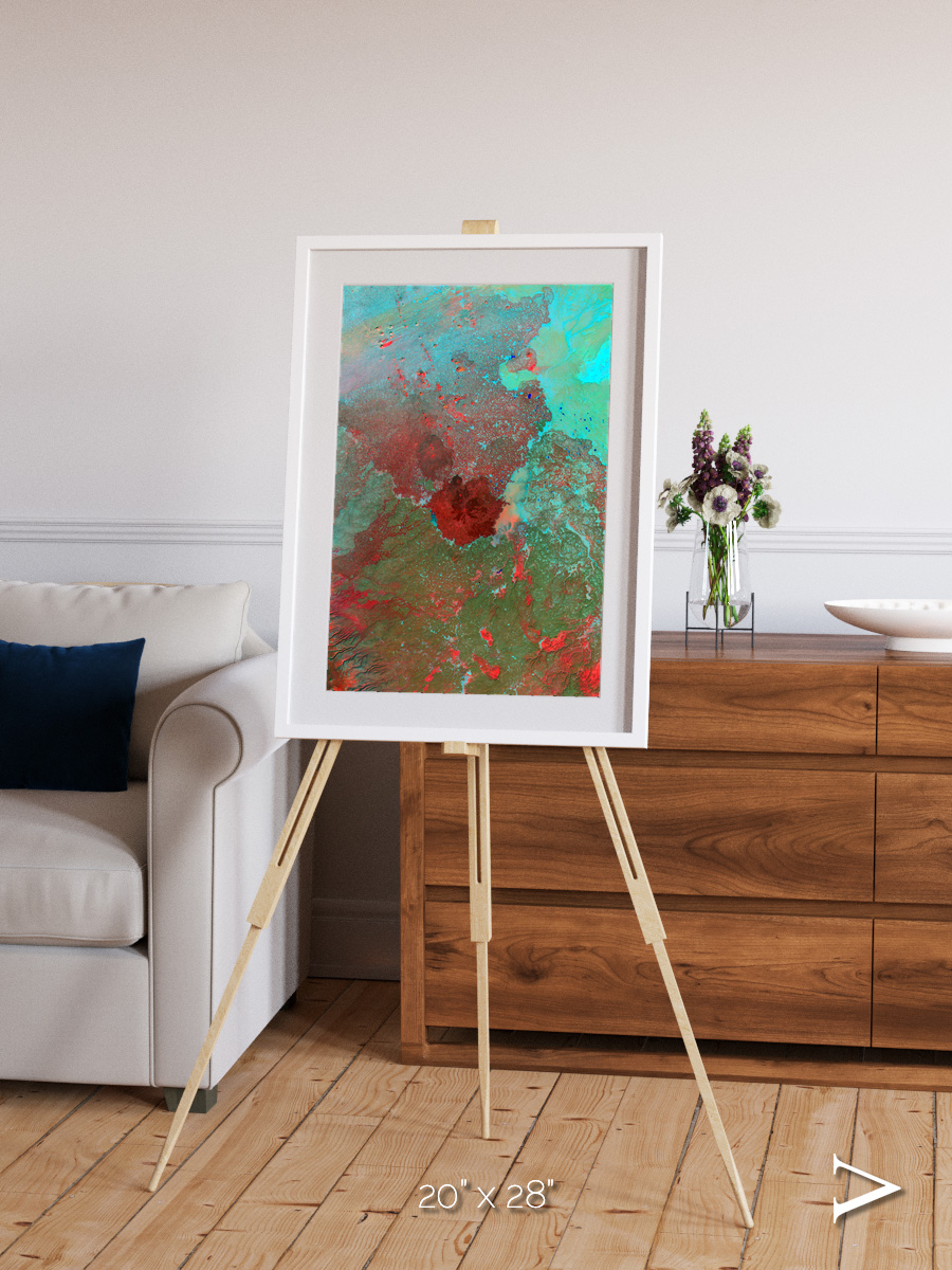 Shifting Dunes, The Syrian Desert Framed & Mounted Print