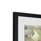 Lava Lines, Chilean Volcanoes Framed & Mounted Print