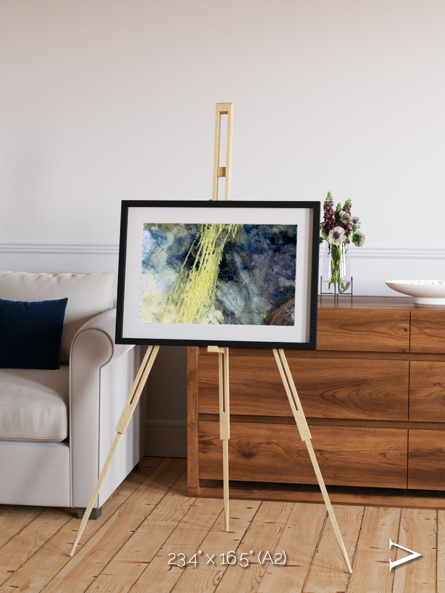 Shifting Sands, Algerian Abstract Framed & Mounted Print