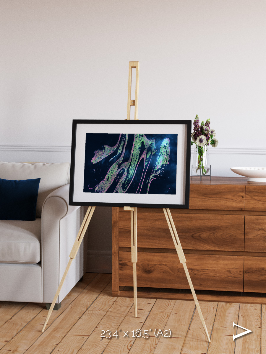 Painted Archipelago, Belcher Islands Framed & Mounted Print