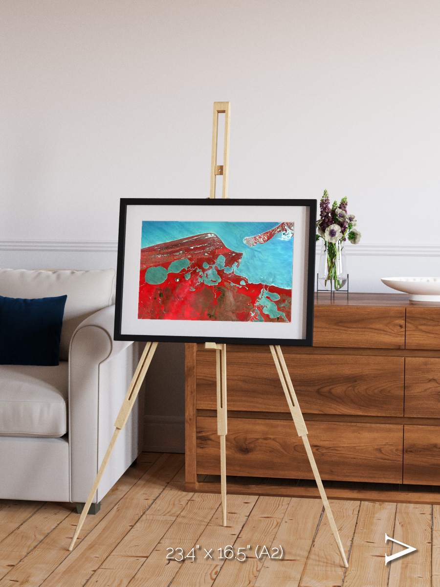 Remote Shores, Campeche Framed & Mounted Print