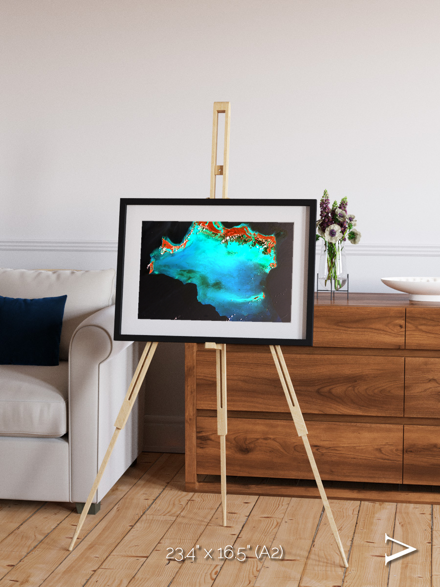 Arctic Outpost, Caribbean Luxury Framed & Mounted Print