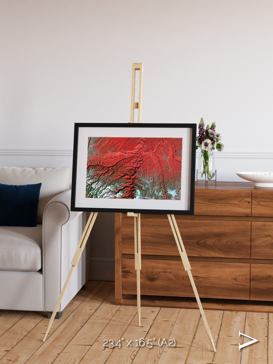 Ice River, Desolation Canyon Framed & Mounted Print