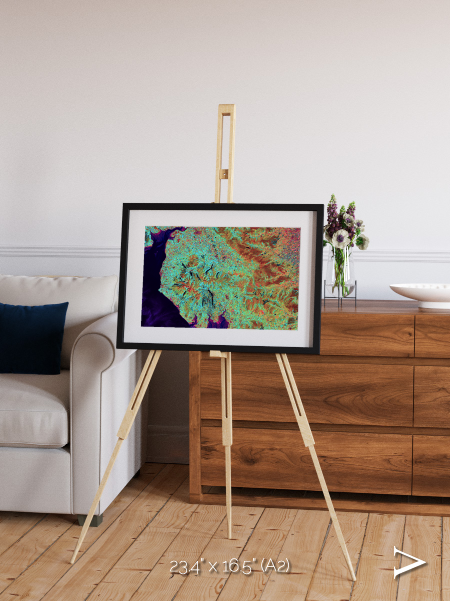 Polar Flow, Lake District Framed & Mounted Print