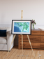 Arid Mosaic, Mississippi River Delta Framed & Mounted Print