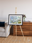 Islands in Blue, Niger River Framed & Mounted Print
