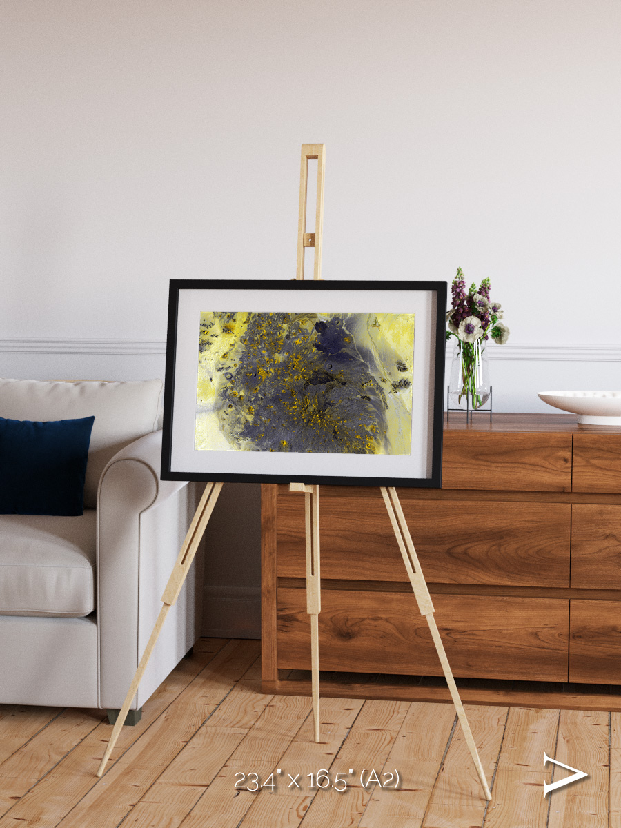 Dormant Giants, Pinacate Volcano Field Framed & Mounted Print
